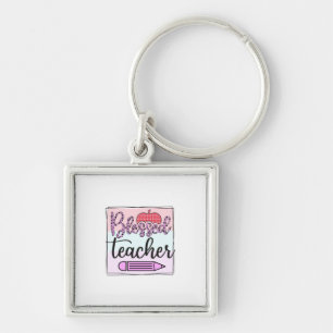 Geschenke Lehrer   Gesegneter Lehrer Schlüsselanhänger