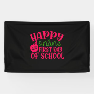 Geschenke Lehrer   Happy Online erster Schultag Banner
