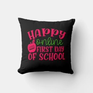 Geschenke Lehrer Happy Online erster Schultag Kissen