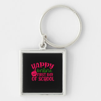Geschenke Lehrer | Happy Online erster Schultag Schlüsselanhänger