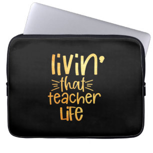 Geschenke Lehrer Leben dieses Lehrers Laptopschutzhülle