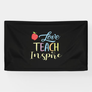 Geschenke Lehrer   Liebe Teach Inspirier Banner