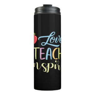 Geschenke Lehrer Liebe Teach Inspirier Thermosbecher