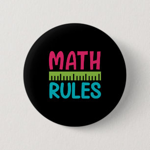 Geschenke Lehrer Math Rules Button