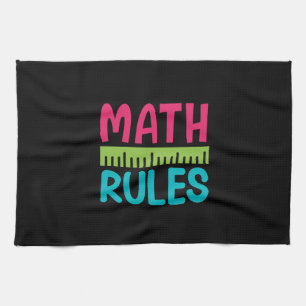 Geschenke Lehrer   Math Rules Geschirrtuch