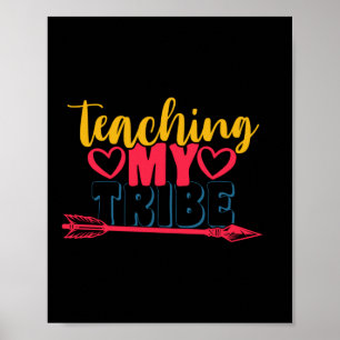 Geschenke Lehrer   Mein Stamm lehren Poster