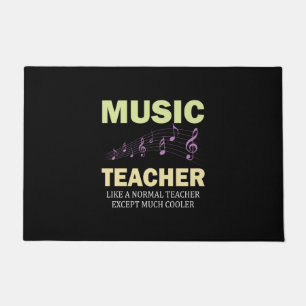 Geschenke Lehrer   Musiklehrer viel Cooler Fußmatte