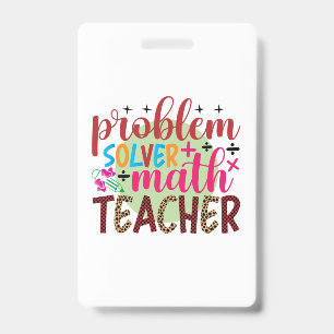 Geschenke Lehrer Problem Solver Match Lehrer Ausweis