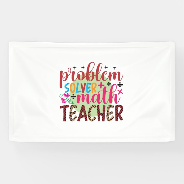 Geschenke Lehrer | Problem Solver Match Lehrer Banner (Horizontal)