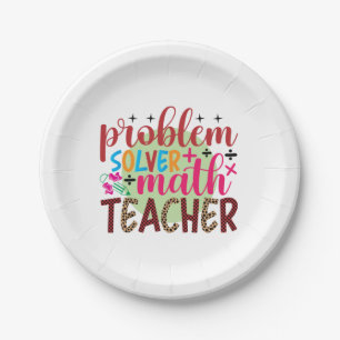 Geschenke Lehrer Problem Solver Match Lehrer Pappteller