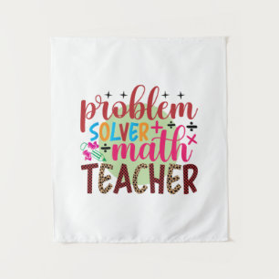 Geschenke Lehrer Problem Solver Match Lehrer Wandteppich