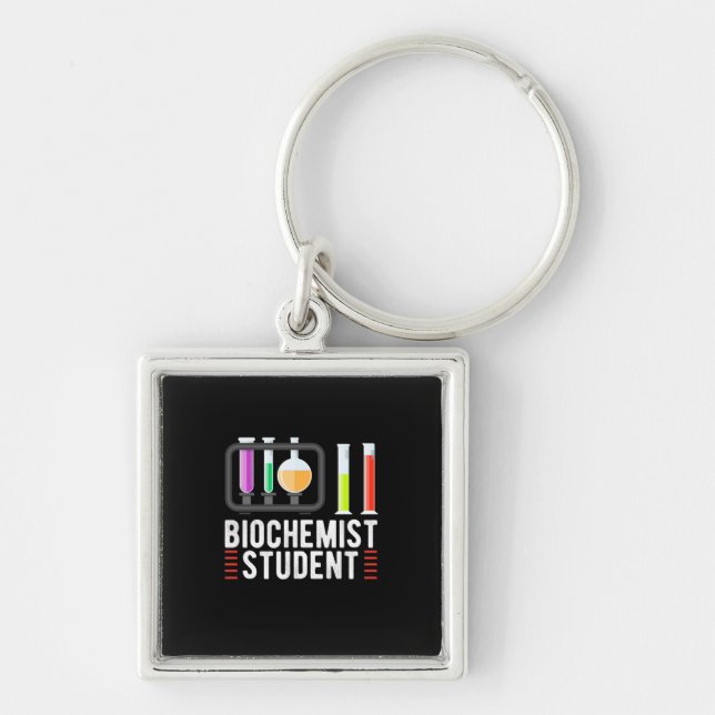 Geschenke Lehrer | Student der Biochemie Schlüsselanhänger (Vorne)