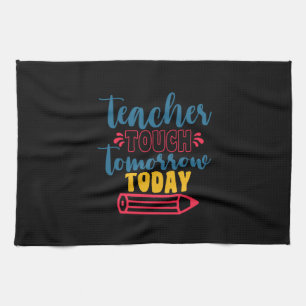 Geschenke Lehrer Touch Lehrer morgen Geschirrtuch