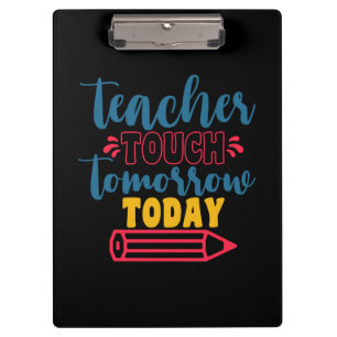 Geschenke Lehrer Touch Lehrer morgen Klemmbrett