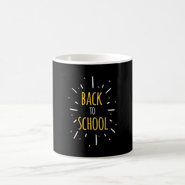 Geschenke Lehrer | Zurück zur Schule Kaffeetasse (Mittel)