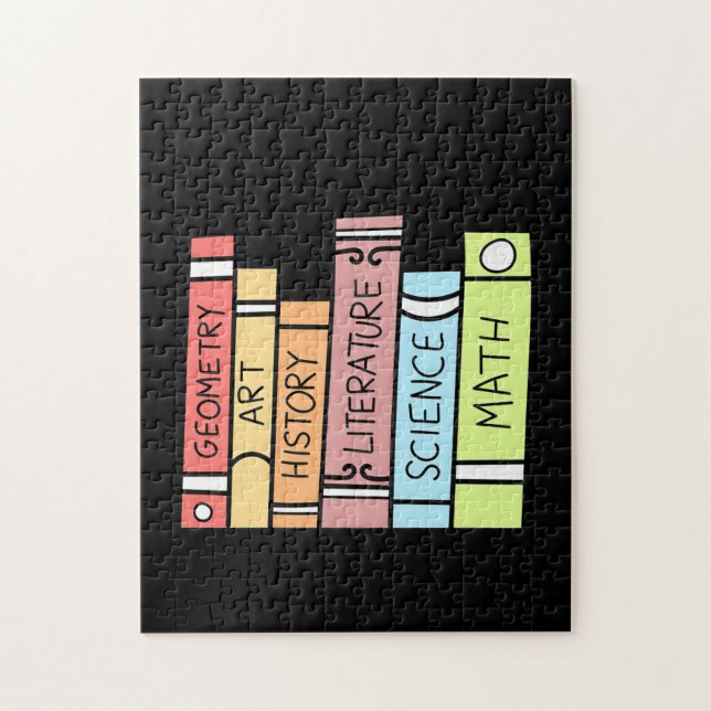 Geschenke Lehrer | Zurück zur Schule Puzzle (Vertikal)