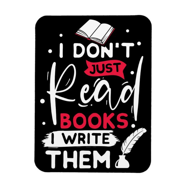 Geschenke lesen Ich lese nicht nur Bücher Magnet (Vertikal)