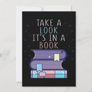 Geschenke lesen in einem Buch Dankeskarte