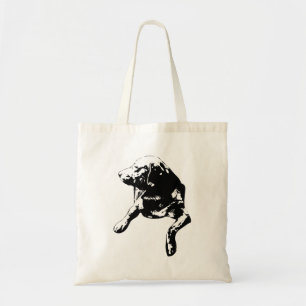 Geschenke mit wachsamem Labrador Tragetasche