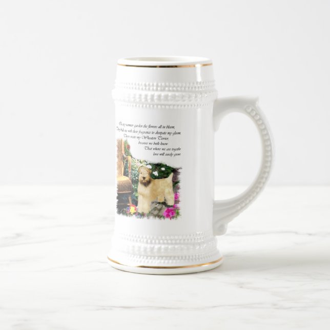 Geschenke mit weichem Rad Terrier Art Bierglas (Rechts)