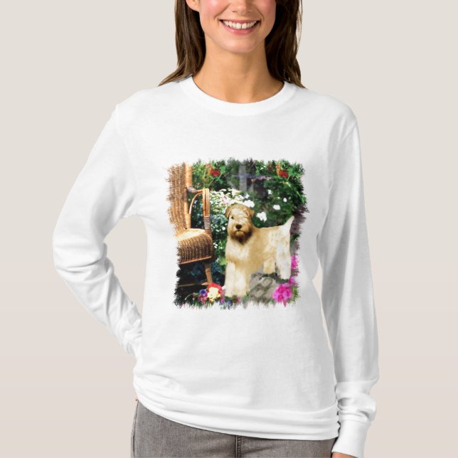 Geschenke mit weichem Rad Terrier Art T-Shirt (Vorderseite)