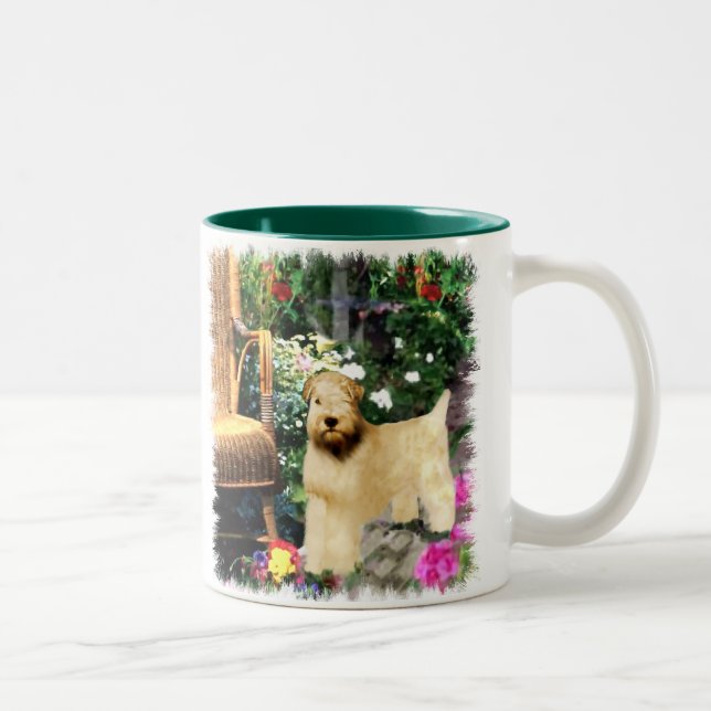 Geschenke mit weichem Rad Terrier Art Zweifarbige Tasse (Rechts)