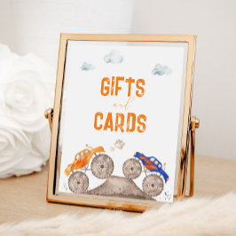 Geschenke Monster Trucks Geburtstagszeichen Poster