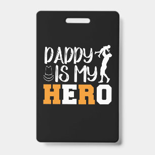 Geschenke Papa Daddy ist mein Held Ausweis