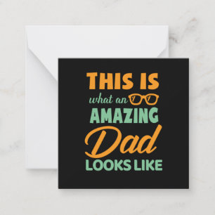 Geschenke Papa   Das ist ein erstaunlicher Vater Mitteilungskarte