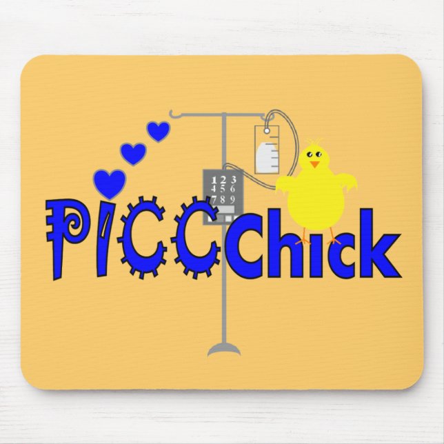 Geschenke PICC KÜKENS (PICC LINIE Mousepad (Vorne)