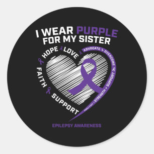Geschenke Produkte, die für meine Schwester Epilep Runder Aufkleber
