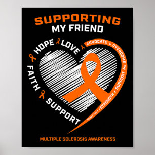 Geschenke Produkte Orange Frau Friend Multiple Skl Poster