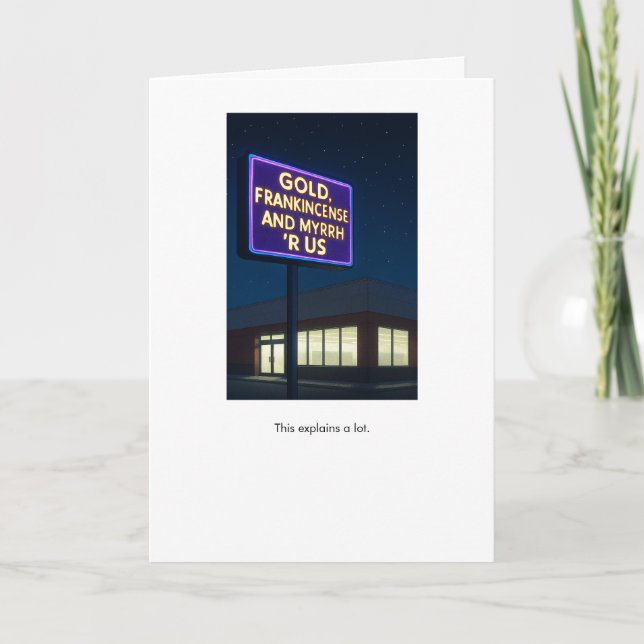 Geschenke R Uns Ferienkarte Karte (Vorderseite)