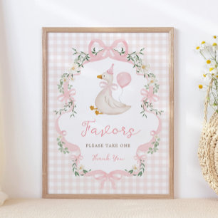 Geschenke Schild - Rosa Schleife Ein Verrückter Ga