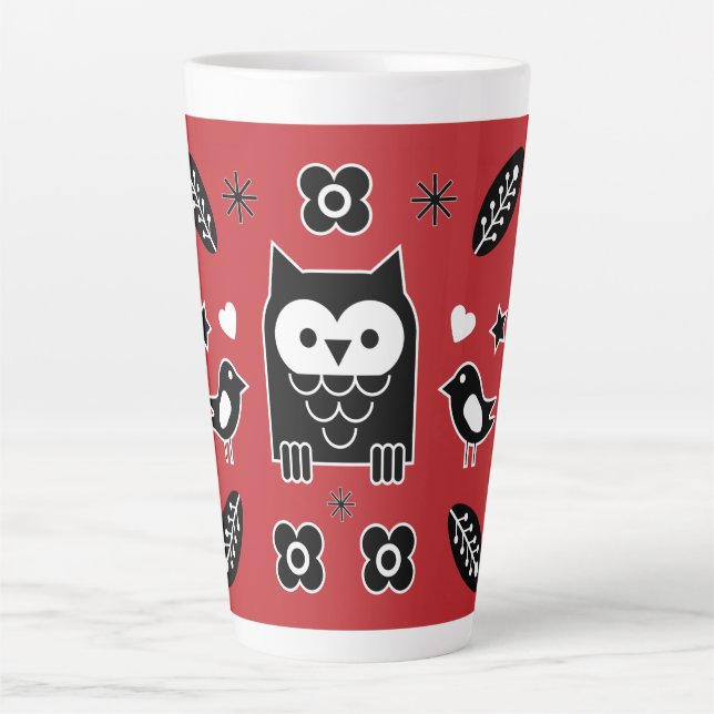 Geschenke schwedischer und finnischer Volkskunst Milchtasse (Vorderseite)