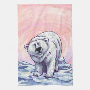 Geschenke und Accessoires für Polarbären Handtuch