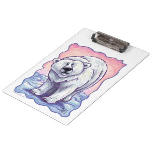 Geschenke und Accessoires für Polarbären Klemmbrett