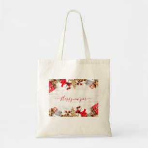Geschenke und Blasen Weihnachtsfeiertag Tragetasche
