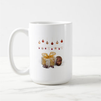 Geschenke und Christbaumkugeln Kaffeetasse