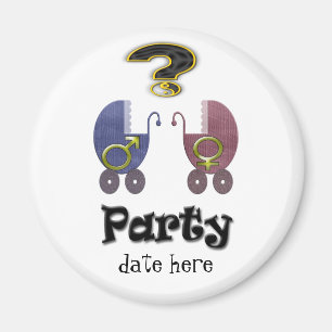 Geschenke und Einladungen zum Party von Frauen und Magnet