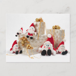 Geschenke und Gnome Postkarte