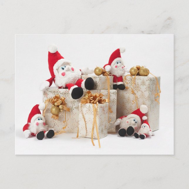 Geschenke und Gnome Postkarte (Vorderseite)