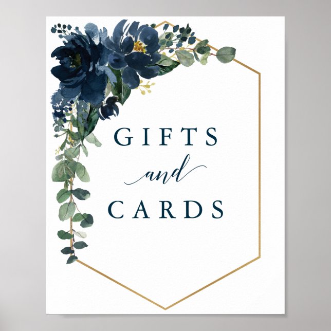 Geschenke und Karten für Hochzeiten der Royal Navy Poster (Vorne)