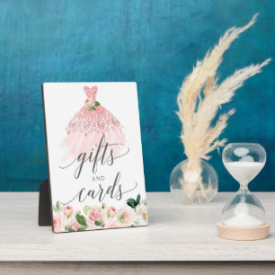 Geschenke und Karten Quinceanera Geburtstagspartei Fotoplatte