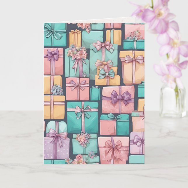Geschenke und mehr Geschenke Karte (Orchidee)