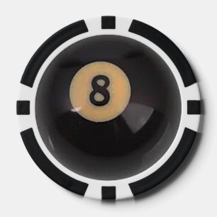 Geschenke und Produkte für die "8 Ball"-Basketball Pokerchips