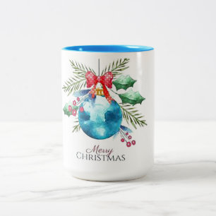 Geschenke und Segnungen Zweifarbiger Weihnachtsbec Zweifarbige Tasse