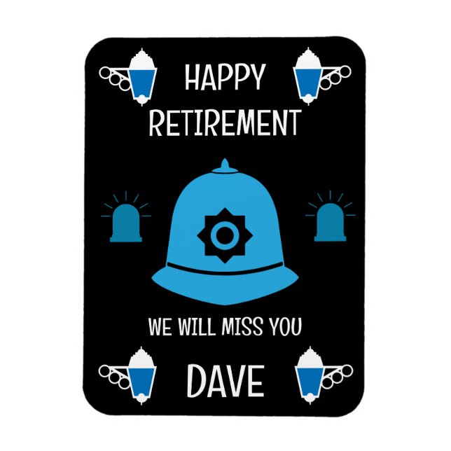 Geschenke und Zubehör der britischen Polizei Magnet (Vertikal)