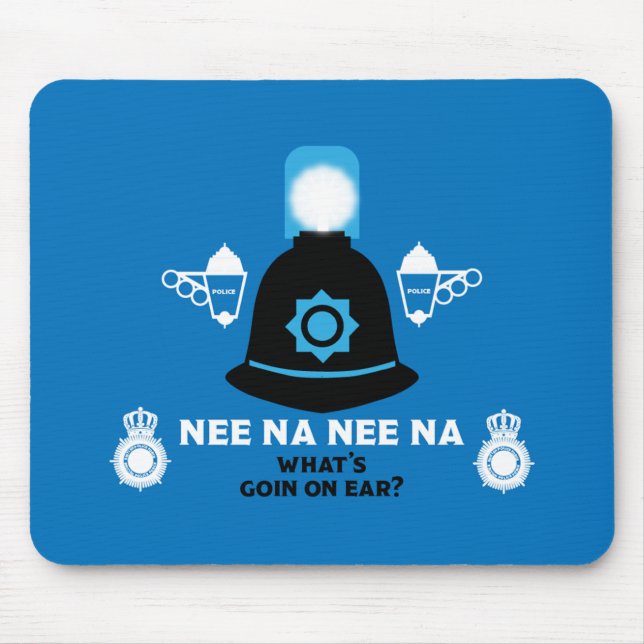 Geschenke und Zubehör der britischen Polizei Mousepad (Vorne)