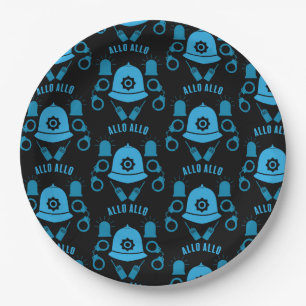 Geschenke und Zubehör der britischen Polizei Pappteller